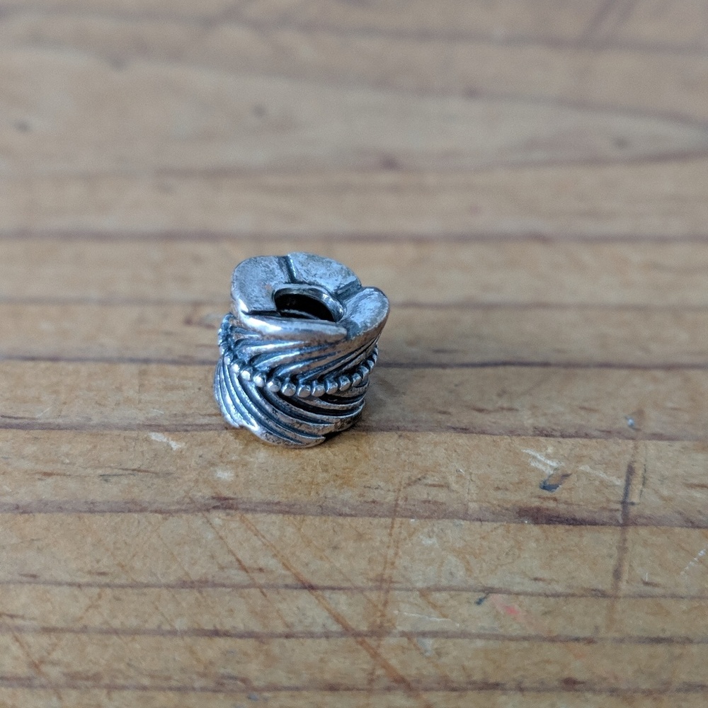 Pandora Retired feather charm